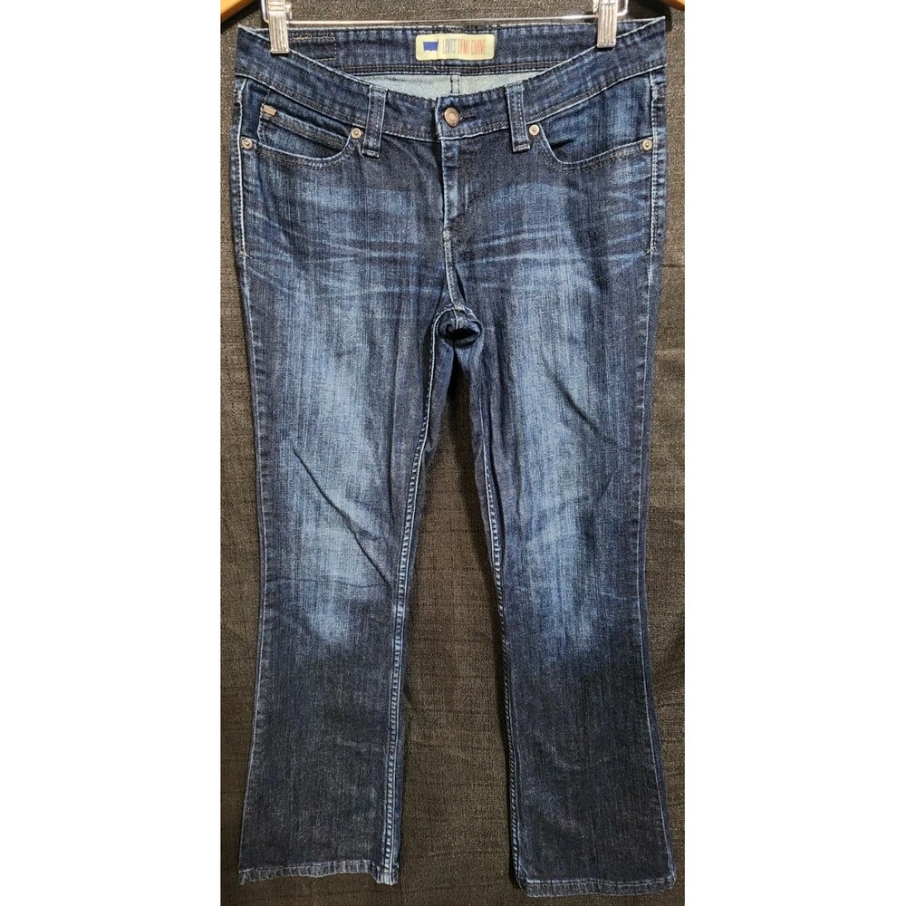 Levi's Demi Curve Women Dark Blue Bootcut Fit Jeans 11 Western Rodeo Low Rise